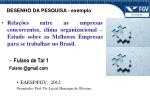 DESENHO DA PESQUISA - exemplo - slide 1