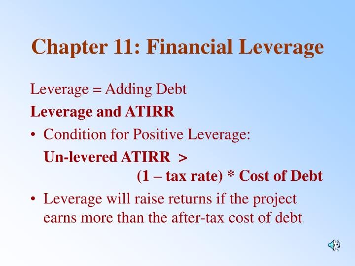 chapter 11 financial leverage