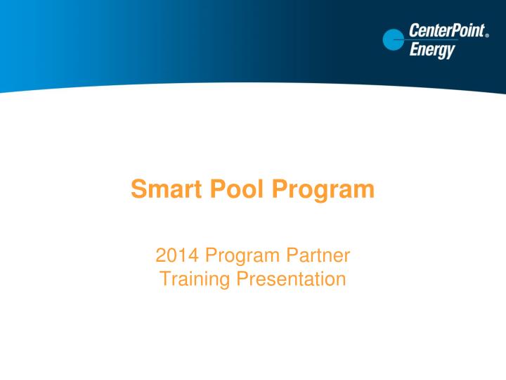 smart pool program