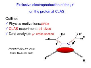 Exclusive electroproduction of the r + on the proton at CLAS