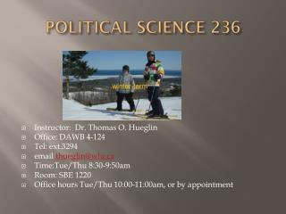 POLITICAL SCIENCE 236