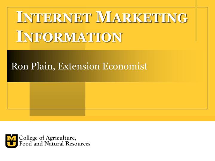 internet marketing information