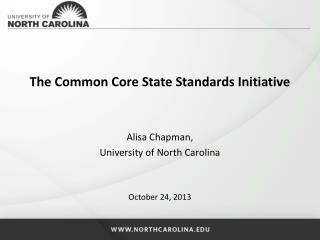 The Common Core State Standards Initiative