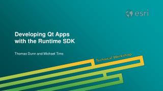 Developing Qt Apps with the Runtime SDK