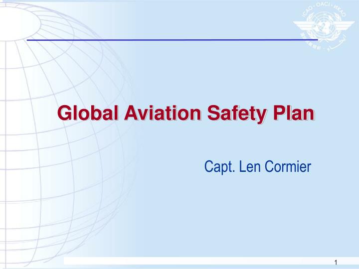 global aviation safety plan