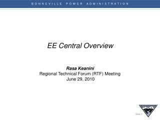 EE Central Overview