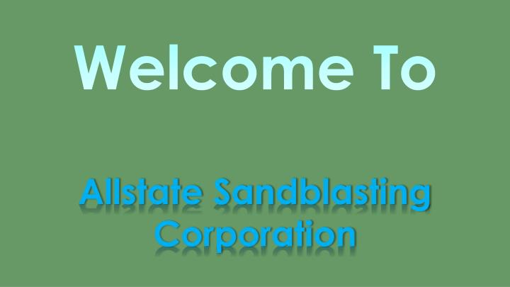 allstate sandblasting corporation