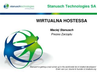 stanusch technologies sa