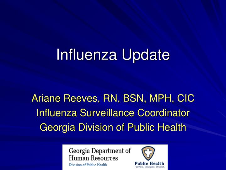 influenza update