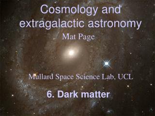 Cosmology and extragalactic astronomy