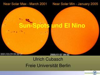 Sun-Spots und El Nino