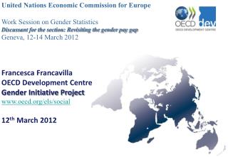 United Nations Economic Commission for Europe Work Session on Gender Statistics