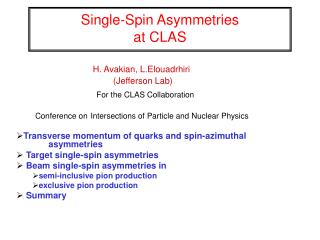 Single-Spin Asymmetries at CLAS