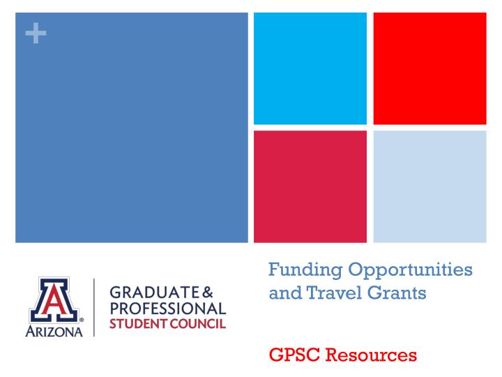 funding opportunities and travel grants