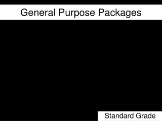 General Purpose Packages