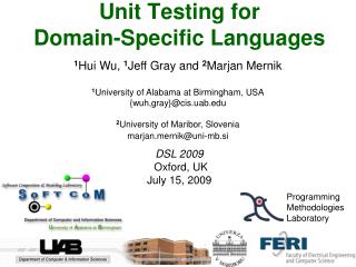 Unit Testing for Domain-Specific Languages