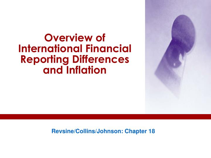 overview of international financial reporting differences and inflation