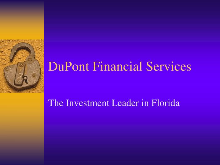 dupont financial services