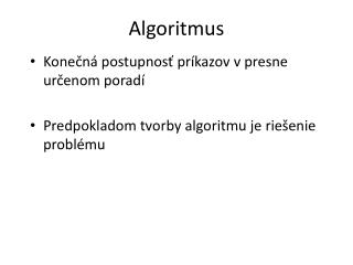 algoritmus