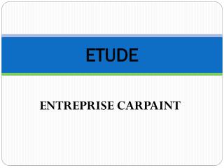 etude
