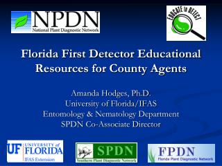 Florida First Detector Educational Resources for County Agents