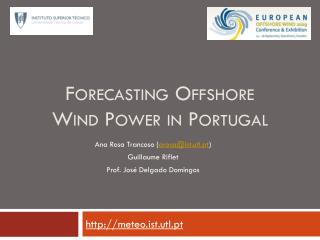 Forecasting Offshore Wind Power in Portugal