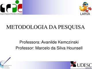 metodologia da pesquisa
