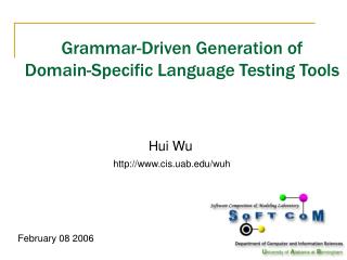 Grammar-Driven Generation of Domain-Specific Language Testing Tools