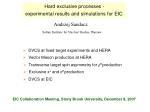 Hard exclusive processes - - slide 1