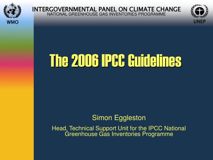 the 2006 ipcc guidelines