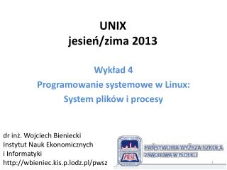 unix jesie zima 2013