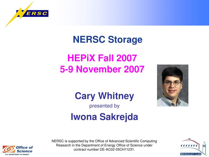 nersc storage