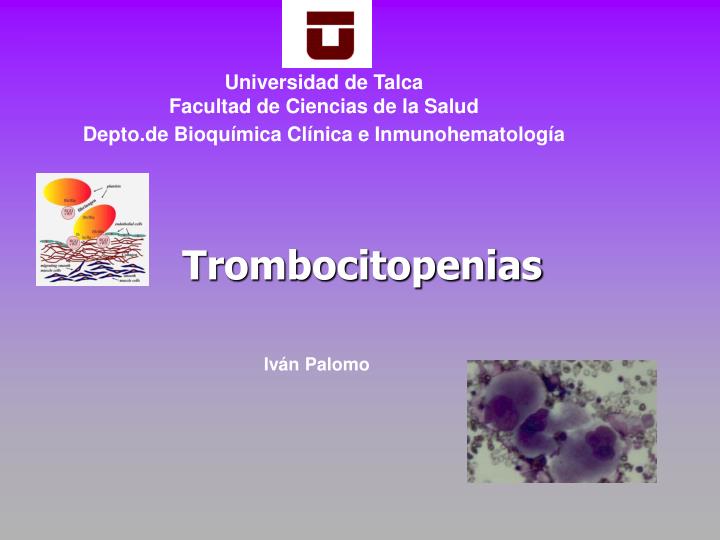 trombocitopenias