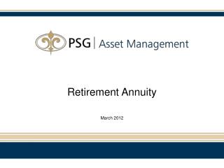 Retirement Annuity