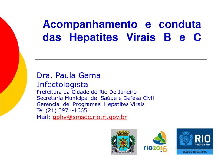 acompanhamento e conduta das hepatites virais b e c