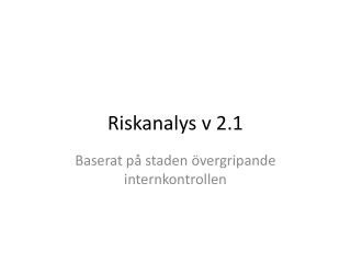 riskanalys v 2 1