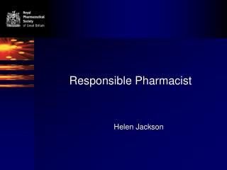 Responsible Pharmacist