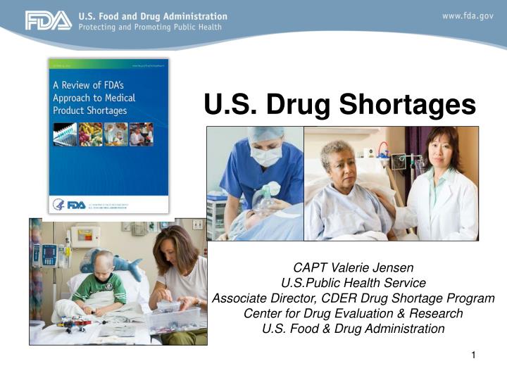u s drug shortages