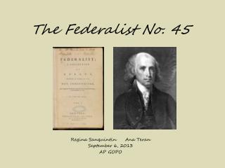 The Federalist No. 45