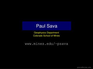 Paul Sava