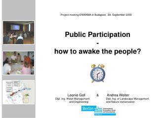 Public Participation - how to awake the people?