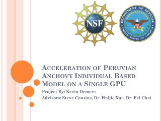 Acceleration of Peruvian Anchovy Individual Based Model on a Single GPU