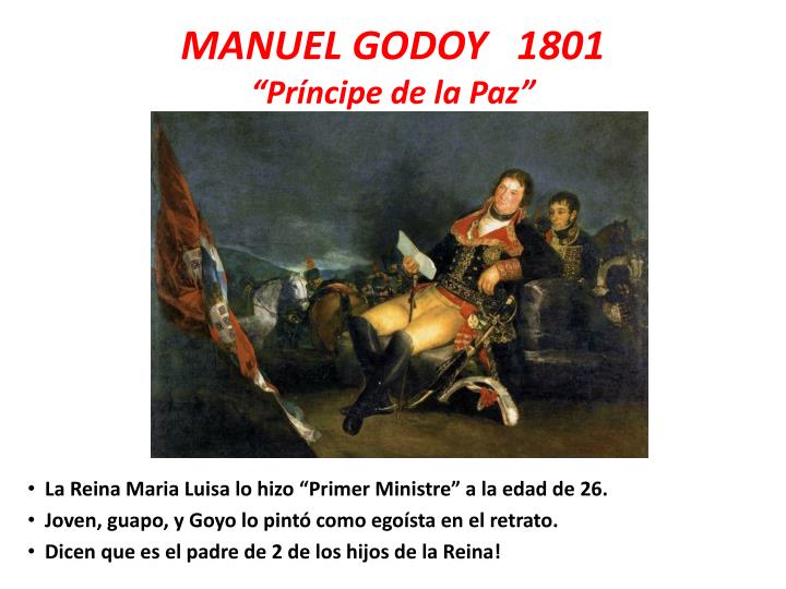 manuel godoy 1801 pr ncipe de la paz