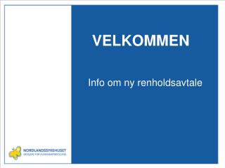 velkommen