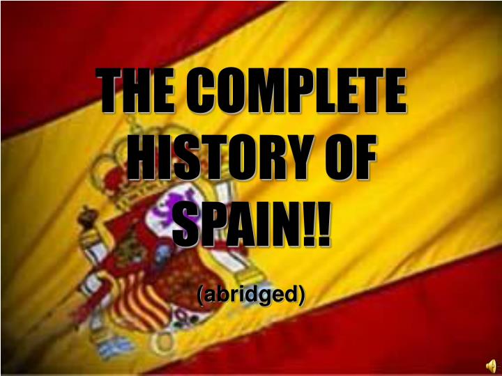 the complete history of spain
