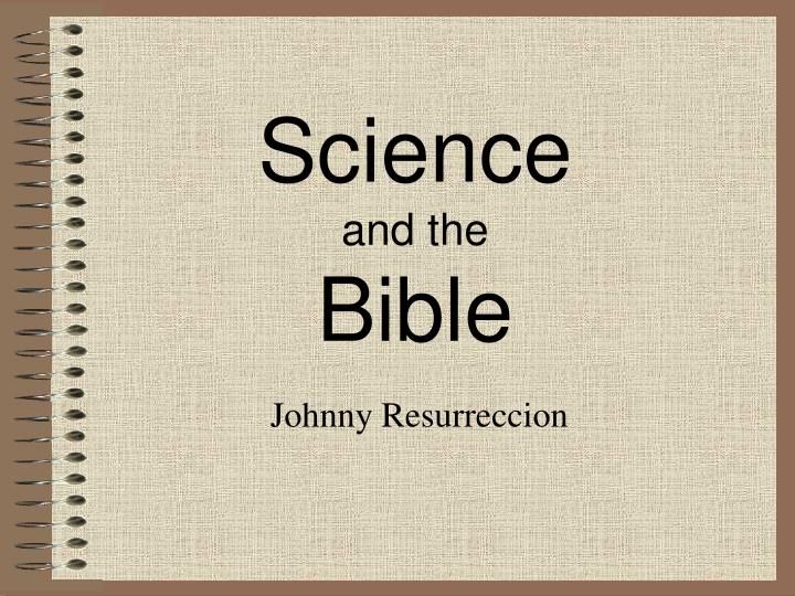 science and the bible