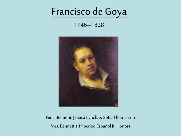 francisco de goya 1746 1828