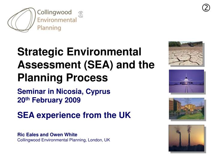 strategic environmental assessment sea and the planning process