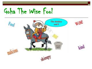 goha the wise fool