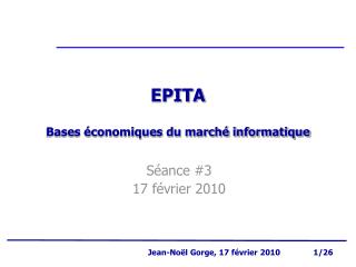 epita bases conomiques du march informatique